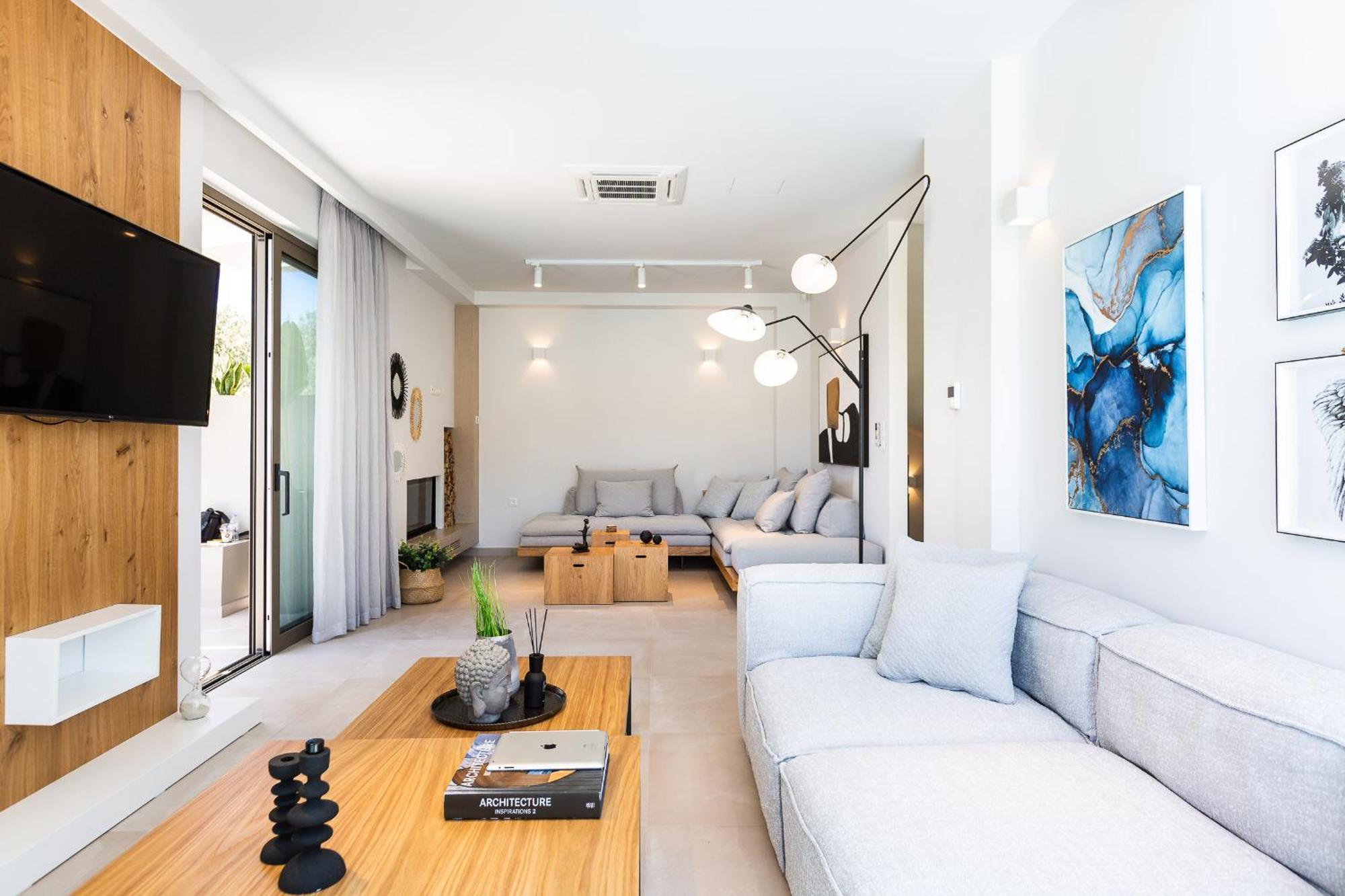 Vasilios Villa, With Pool, Gym & Close To Beach, By Thinkvilla Loutra Exterior foto